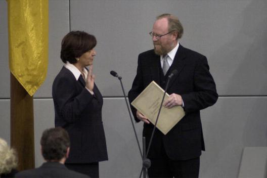 Schmidt, Ulla; Thierse, Wolfgang Reichstagsgebäude, Plenarsaal