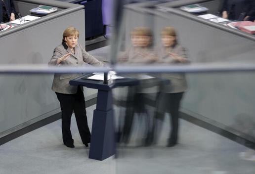 Merkel, Angela Reichstagsgebäude, Plenarsaal