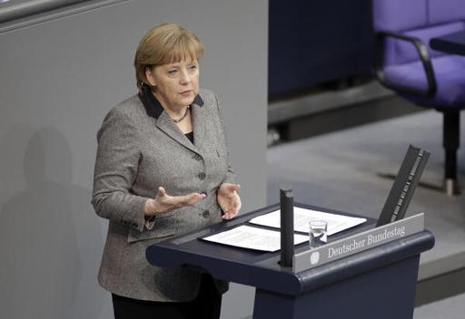 Merkel, Angela Reichstagsgebäude, Plenarsaal