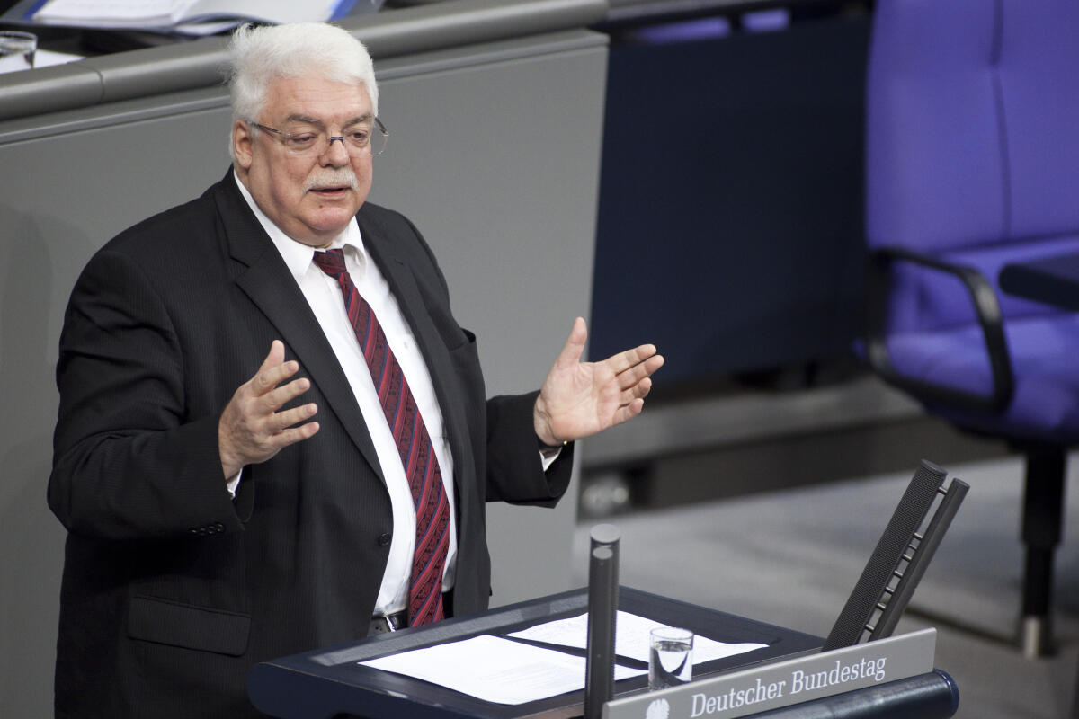 Heinz Lanfermann, FDP, MdB, spricht im Bundestag. Lanfermann, Heinz Heinz Lanfermann, FDP, MdB, spricht im Bundestag.