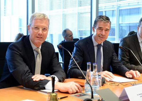 Röttgen, Norbert; Rasmussen, Anders Fogh Paul-Löbe-Haus, Sitzungssaal