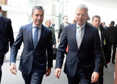 Röttgen, Norbert; Rasmussen, Anders Fogh Paul-Löbe-Haus, Innenansicht