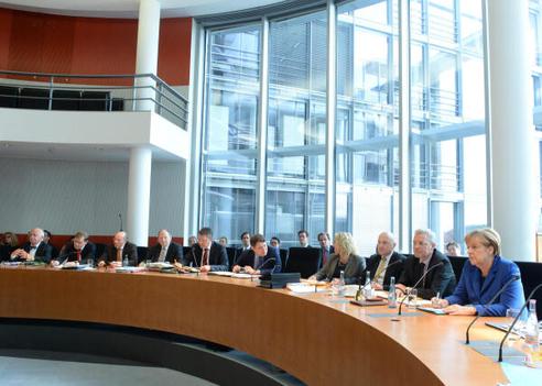 Röttgen, Norbert; Merkel, Angela Paul-Löbe-Haus, Sitzungssaal