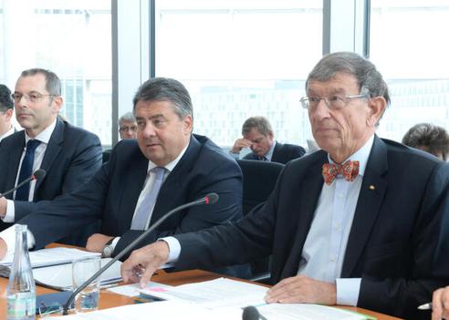 Riesenhuber, Heinz; Gabriel, Sigmar Paul-Löbe-Haus, Sitzungssaal