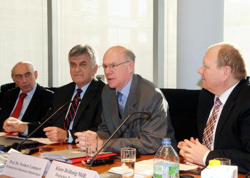 Brähmig, Klaus; Lammert, Norbert; Petsalnikos, Philippos; Rallis, Dimitris Paul-Löbe-Haus, Sitzungssaal