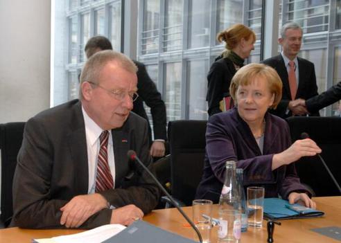 Polenz, Ruprecht; Merkel, Angela Paul-Löbe-Haus, Sitzungssaal