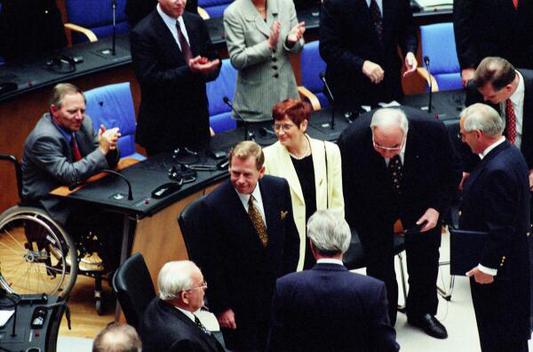 Havel, Vaclav; Süssmuth, Rita; Kohl, Helmut; Schäuble, Wolfgang 