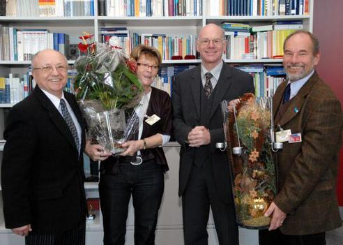 Lammert, Norbert; Herzberg, Jürgen Reichstagsgebäude, Büro des Präsidenten