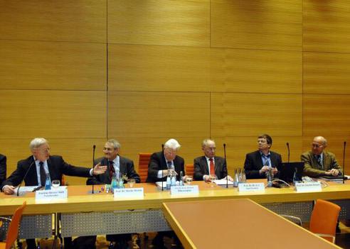 Hörster, Joachim; Oberreuter, Heinrich; Morlok, Martin; Isensee, Josef; Linck, Joachim; Gabrysch, Gunter Jakob-Kaiser-Haus, Innenansicht