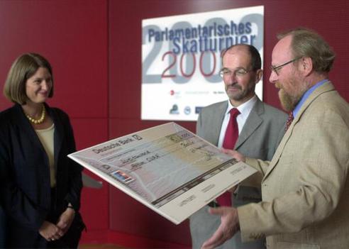 Thierse, Wolfgang; Kinkel, Ursula Reichstagsgebäude, Clubraum