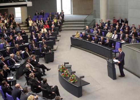 Bush, George W. Reichstagsgebäude, Plenarsaal