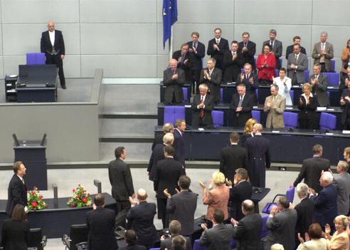 Bush, George W. Reichstagsgebäude, Plenarsaal