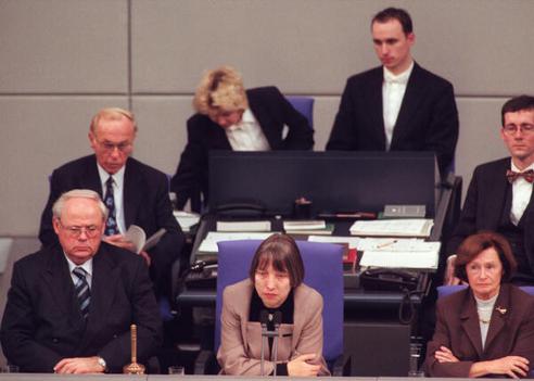 Vollmer, Antje; Reuter, Bernd; Reinhardt, Erika Reichstagsgebäude, Plenarsaal
