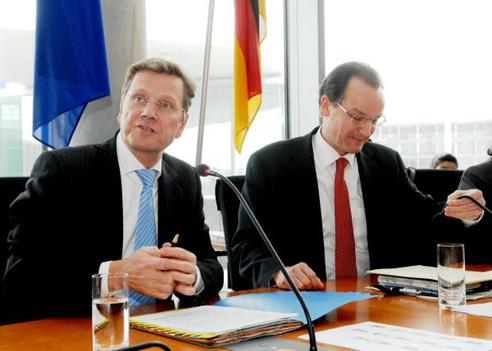 Krichbaum, Gunther; Westerwelle, Guido Paul-Löbe-Haus, Sitzungssaal