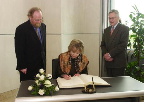 Thierse, Wolfgang; Savi, Toomas Reichstagsgebäude, Präsidialebene