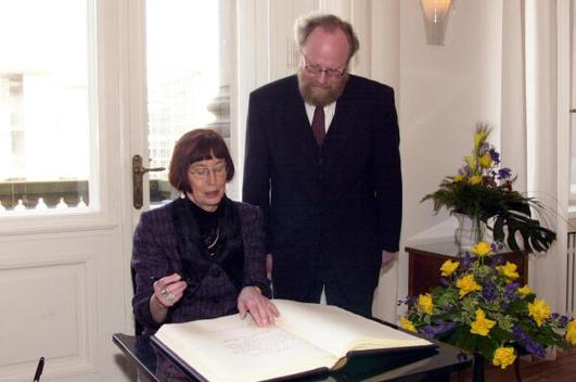 Thierse, Wolfgang; Dahl, Brigitte Reichstagsgebäude, Empfangsraum