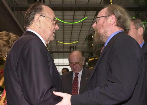 Thierse, Wolfgang; Genscher, Hans-Dietrich Paul-Löbe-Haus, Innenansicht