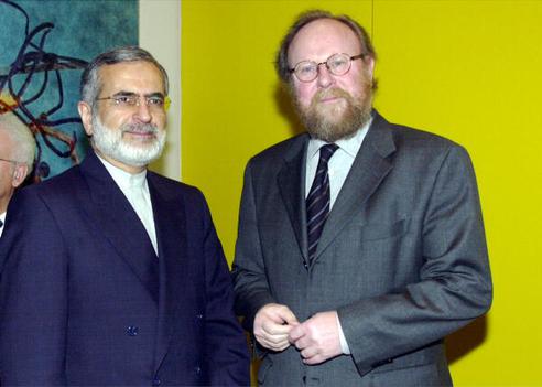 Thierse, Wolfgang; Kharrazi, Kamal Reichstagsgebäude, Empfangsraum