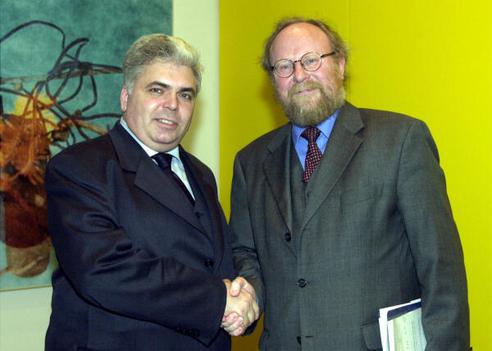 Thierse, Wolfgang; Severin, Adrian Reichstagsgebäude, Empfangsraum