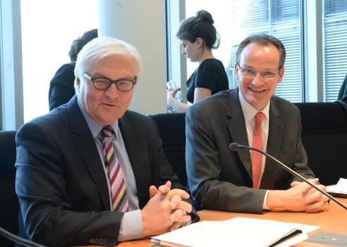 Krichbaum, Gunther; Steinmeier, Frank-Walter Paul-Löbe-Haus, Sitzungssaal