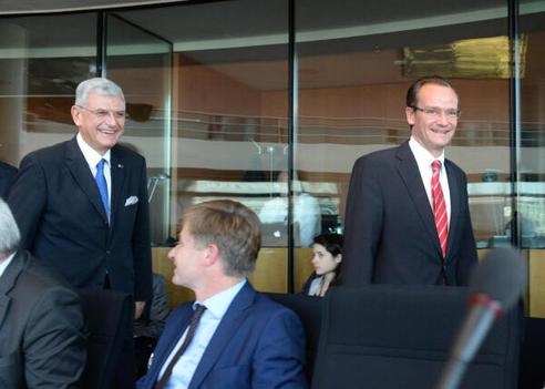 Krichbaum, Gunther; Bozkir, Volkan Paul-Löbe-Haus, Sitzungssaal