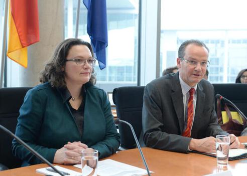 Krichbaum, Gunther; Nahles, Andrea Paul-Löbe-Haus, Sitzungssaal