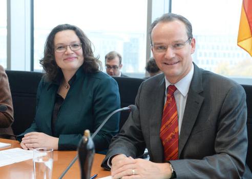 Krichbaum, Gunther; Nahles, Andrea Paul-Löbe-Haus, Sitzungssaal