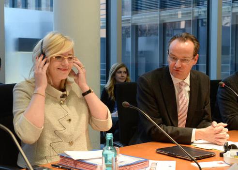 Krichbaum, Gunther; Cretu, Corina Paul-Löbe-Haus, Sitzungssaal