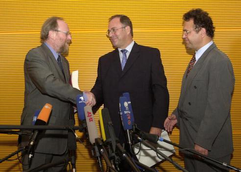 Thierse, Wolfgang; Neumann, Volker Reichstagsgebäude, Empfangsraum