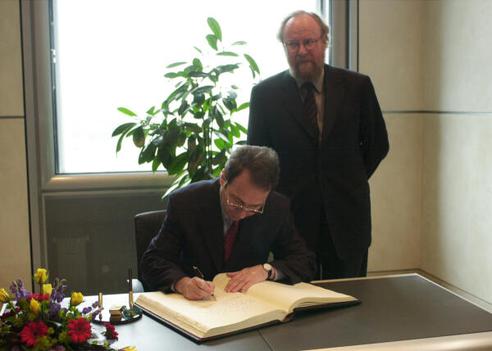 Thierse, Wolfgang; Dorneanu, Vale Reichstagsgebäude, Präsidialebene