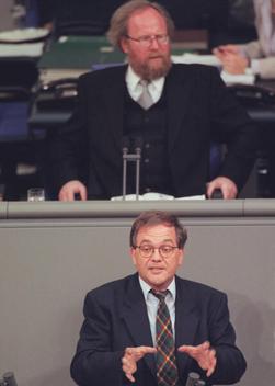 Thierse, Wolfgang; Friese, Harald Reichstagsgebäude, Plenarsaal