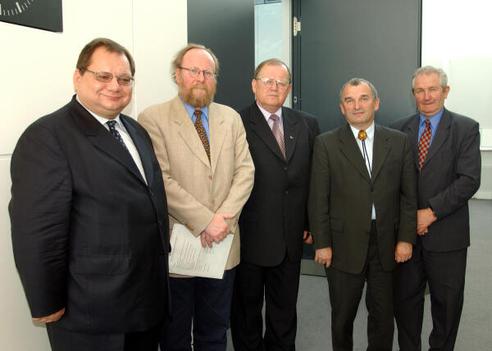 Thierse, Wolfgang; Kalisz, Ryszard Reichstagsgebäude, Fraktionsebene