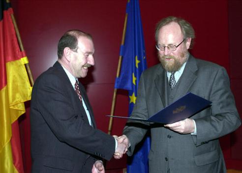 Thierse, Wolfgang; Hasenfratz, Klaus Reichstagsgebäude, Clubraum