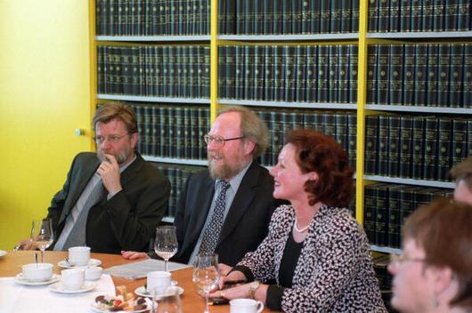 Thierse, Wolfgang; Davila, Carlos Lage Reichstagsgebäude, Empfangsraum