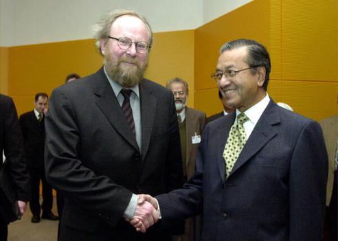 Thierse, Wolfgang; Mohamad, Dato Seri Mahathir bin Reichstagsgebäude, Empfangsraum