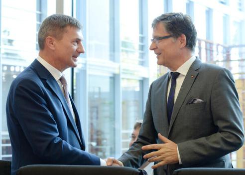 Koeppen, Jens; Ansip, Andrus Paul-Löbe-Haus, Sitzungssaal