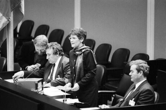 Süssmuth, Rita; Schemken, Heinz; Schulz, Werner; Zierer, Benno Reichstagsgebäude, Plenarsaal