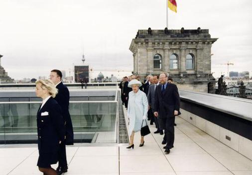 Thierse, Wolfgang Reichstagsgebäude, Dachterrasse