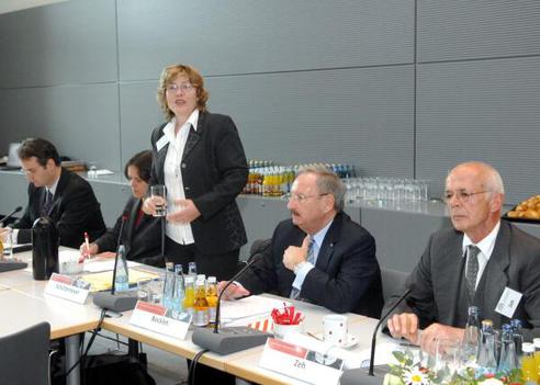Blumenthal, Julia; Zeh, Wolfgang; Schüttemeyer, Suzanne; Krings, Günter; Bocklet, Reinhold Reichstagsgebäude, Protokollsaal