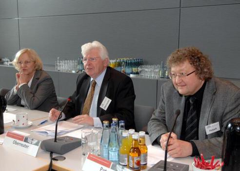 Bruns, Tissy; Prantl, Heribert; Oberreuter, Heinrich Reichstagsgebäude, Protokollsaal