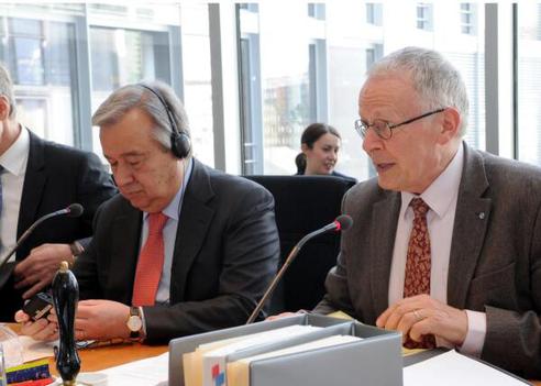 Koenigs, Tom; Guterres, António Paul-Löbe-Haus, Sitzungssaal