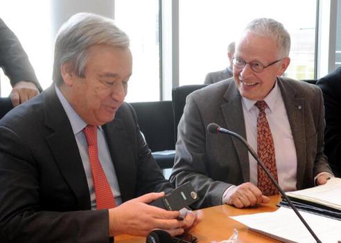 Koenigs, Tom; Guterres, António Paul-Löbe-Haus, Sitzungssaal