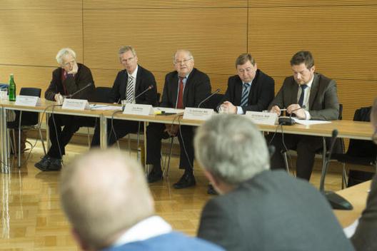 Ströbele, Hans-Christian; Binninger, Clemens; Montag, Jerzy; Hahn, André; Grötsch, Uli Jakob-Kaiser-Haus, Innenansicht