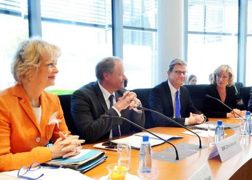 Wöhrl, Dagmar G.; Westerwelle, Guido; Niebel, Dirk; Kopp, Gudrun Paul-Löbe-Haus, Sitzungssaal