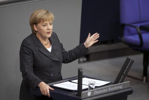 Merkel, Angela Reichstagsgebäude, Plenarsaal