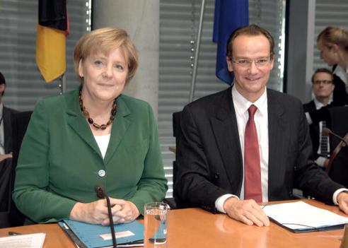 Merkel, Angela; Krichbaum, Gunther Paul-Löbe-Haus, Sitzungssaal