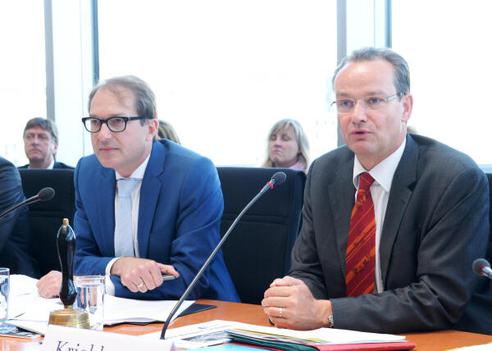 Krichbaum, Gunther; Dobrindt, Alexander Paul-Löbe-Haus, Sitzungssaal
