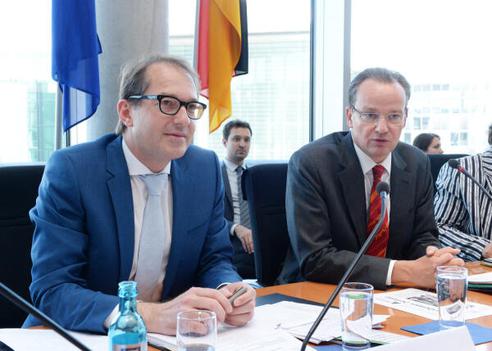 Krichbaum, Gunther; Dobrindt, Alexander Paul-Löbe-Haus, Sitzungssaal