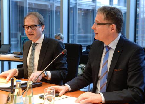 Koeppen, Jens; Dobrindt, Alexander Paul-Löbe-Haus, Sitzungssaal