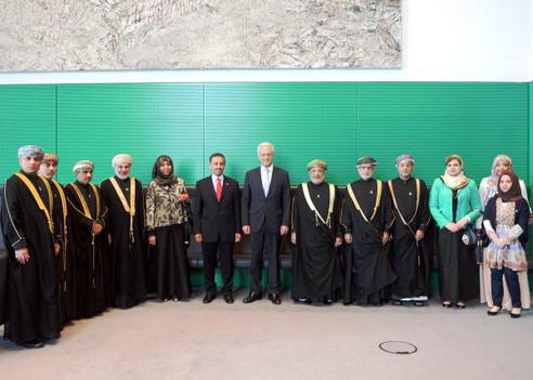 Ramsauer, Peter; Mahfoodh Al-Manthari, Yahya Reichstagsgebäude, Empfangsraum